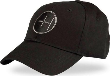 Hawke Black Cotton Twill Cap (One Size)